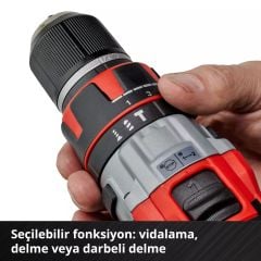 Einhell TE-CD 18 Li-i BL (2x2,0Ah), Akülü Darbeli Vidalama